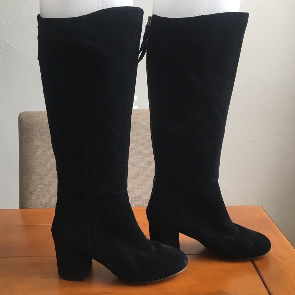 Splendid Black Suede Boots